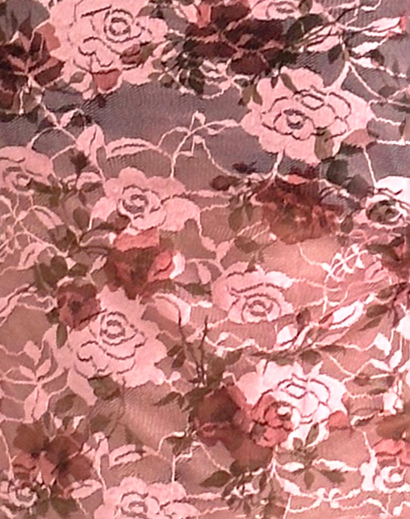 Image of Magita Top in Pink Lace Floral Bloom