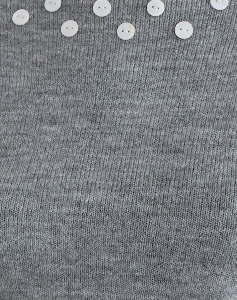 Image of Manahi Jumper in Pearl Knit Grey