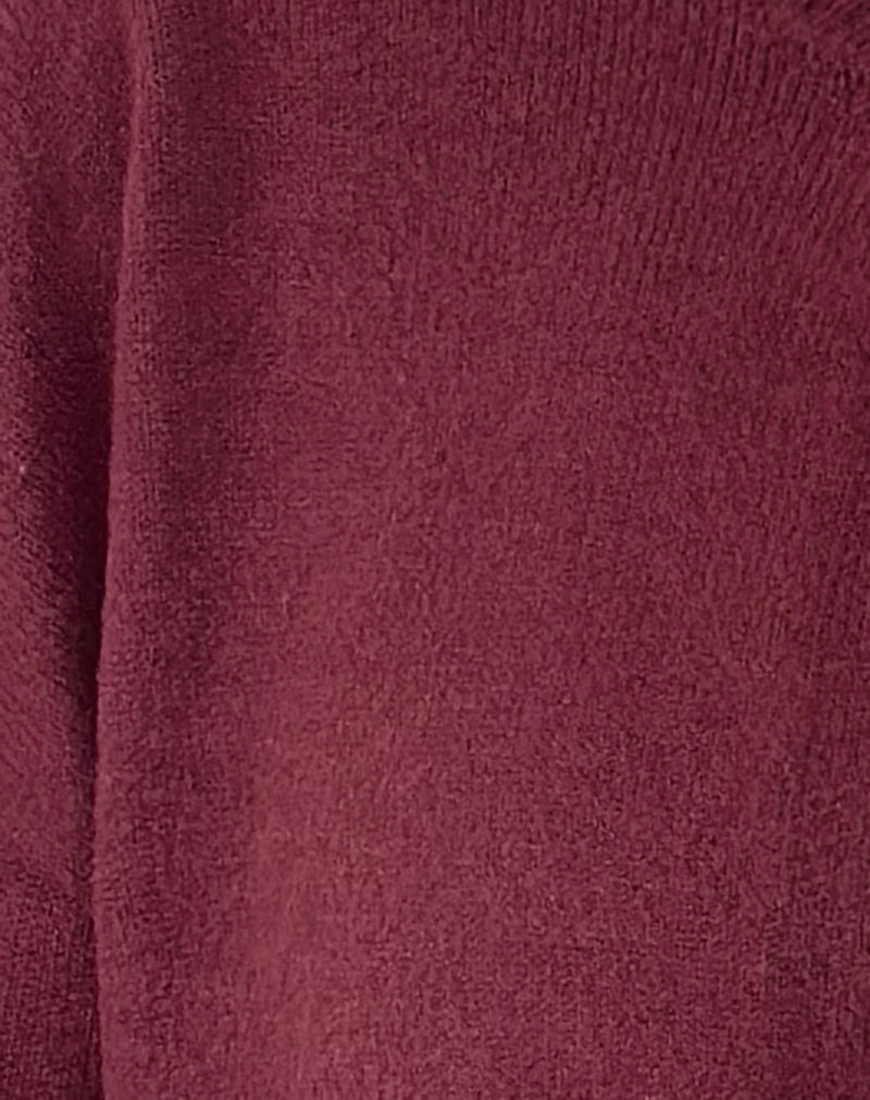 Image of Maureen Cardigan in Wine