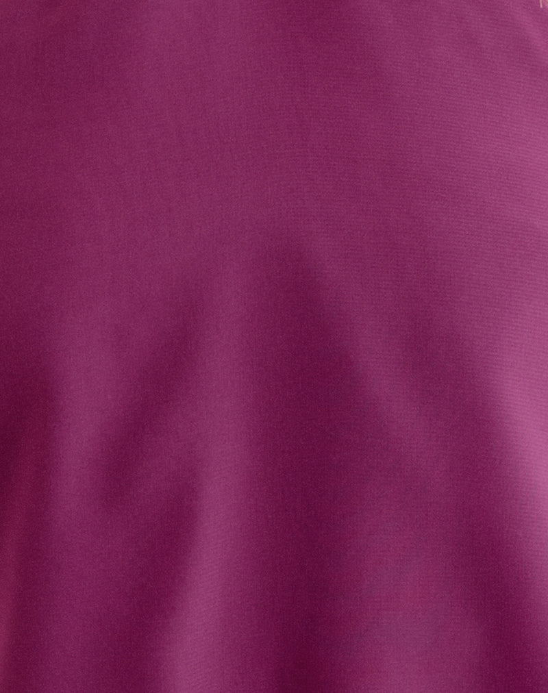 Image of Milaya Mini Dress in Chiffon Berry