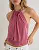 Image of Miruna Halterneck Top in Raspberry