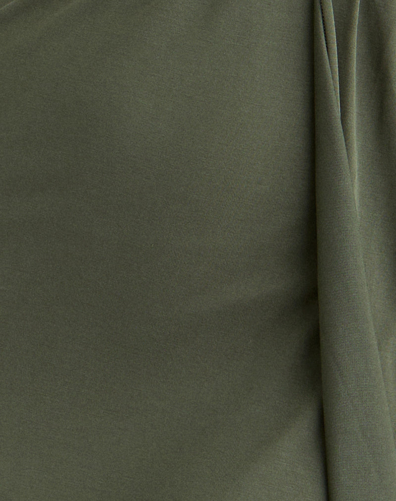 Image of Miyoko Halter Mini Dress in Green