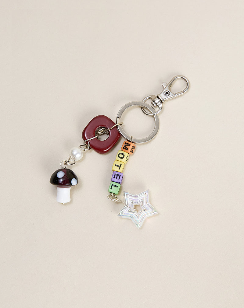 Image of Mushroom Gem Keychain