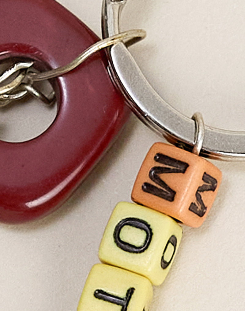 Image of Mushroom Gem Keychain