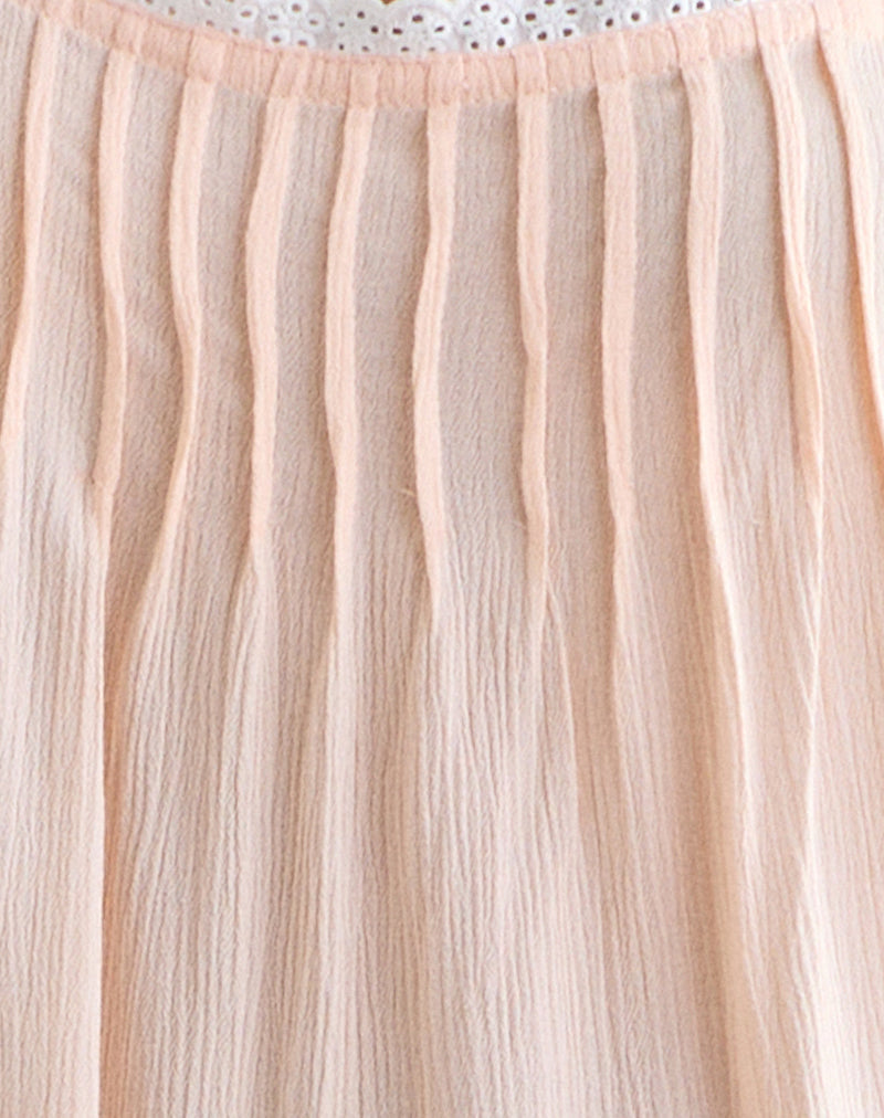 Image of Musta Sleeveless Mini Dress in Scallop Shell