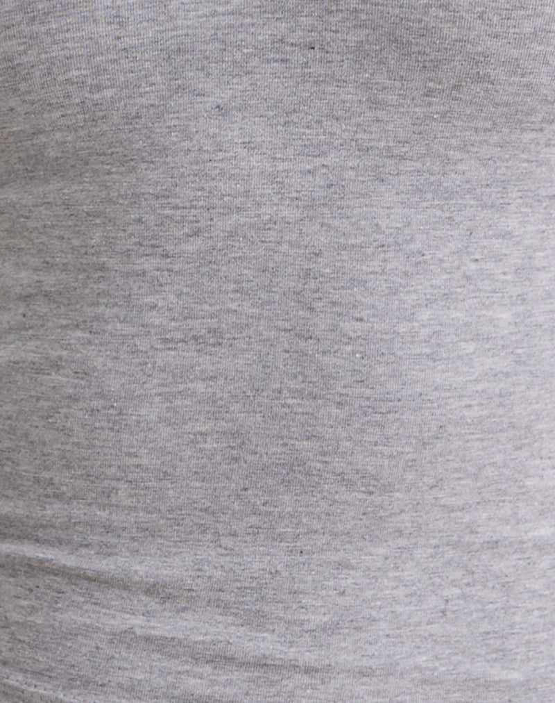 Image of Dorala Low Rise Trousers with Eyelets in Grey Marl