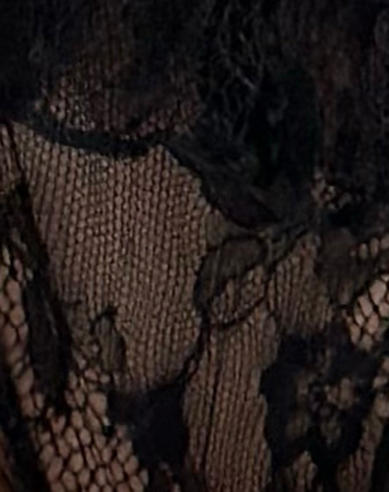 Image of Rani Thong in Lace Black