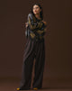 Image of Nala Trouser in Heavy Woven Check Blue and Red