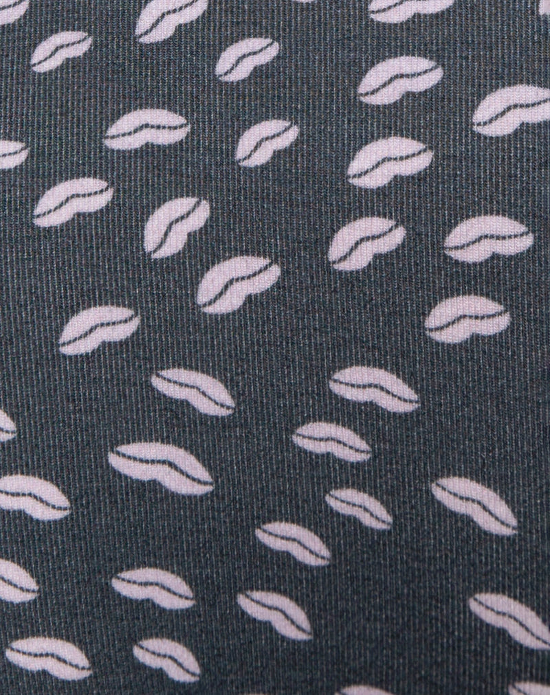 Image of Kichi Shorts in Black Micro Lips Pink