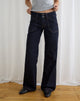 Image of Low Rise Relaxed Cargo Jeans in Indigo