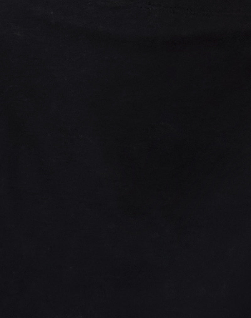 Image of Nidya A-Line Mini Skirt in Black