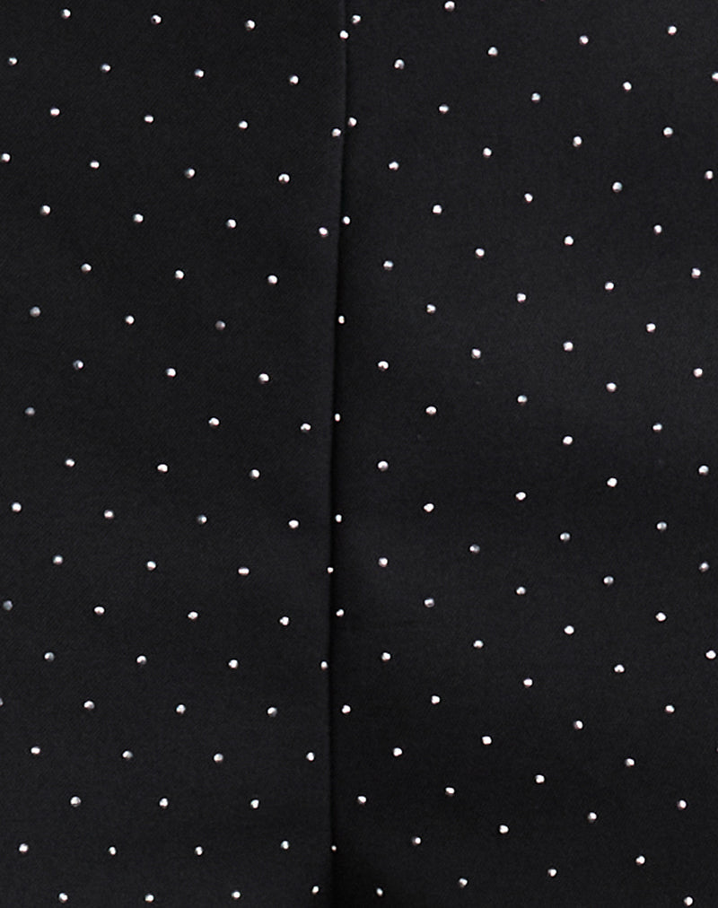 Image of Nivra Short in Diamante Tailoring Black