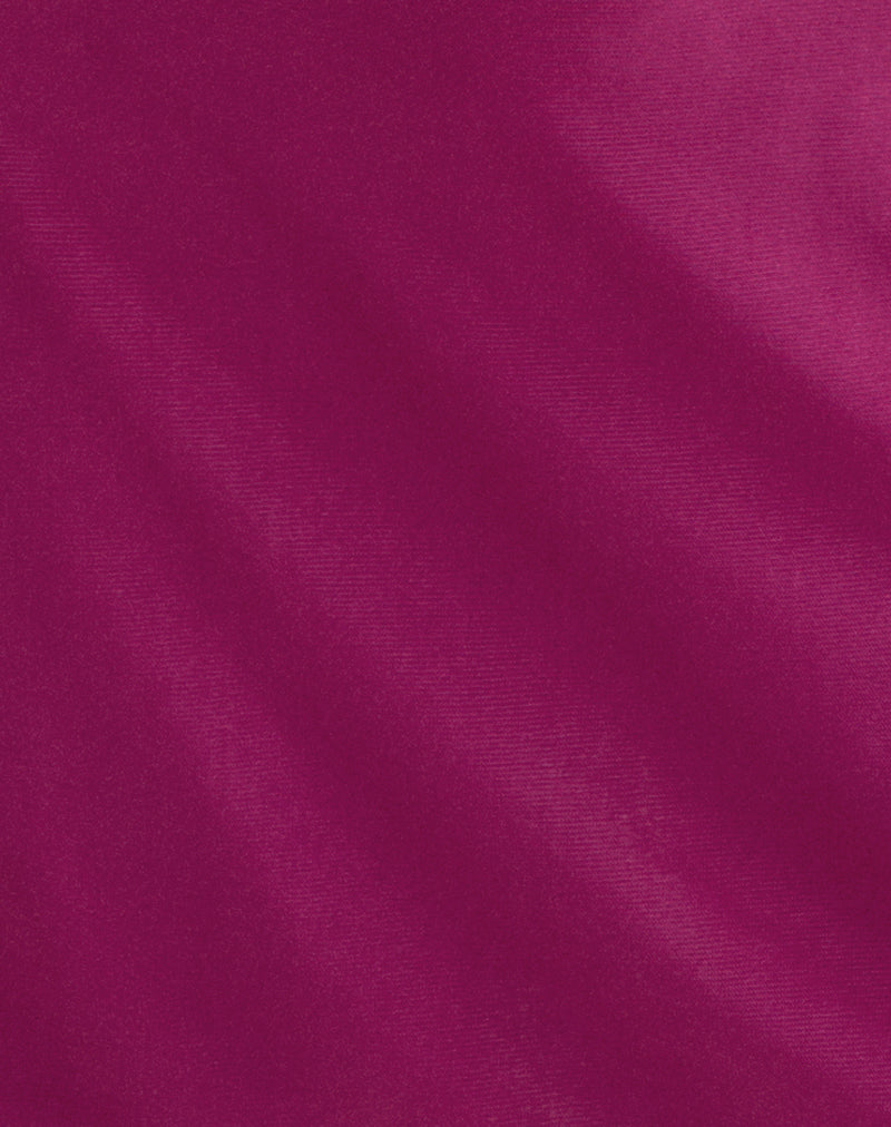 Image of Niyani Mini Skirt in Fuschia with Hot Pink Trim
