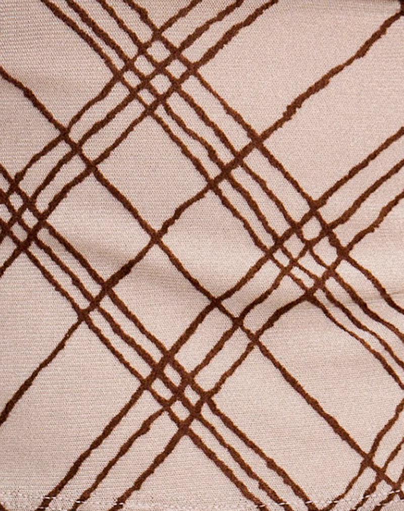 Image of Nova Top in Nude Sketchy Stripe