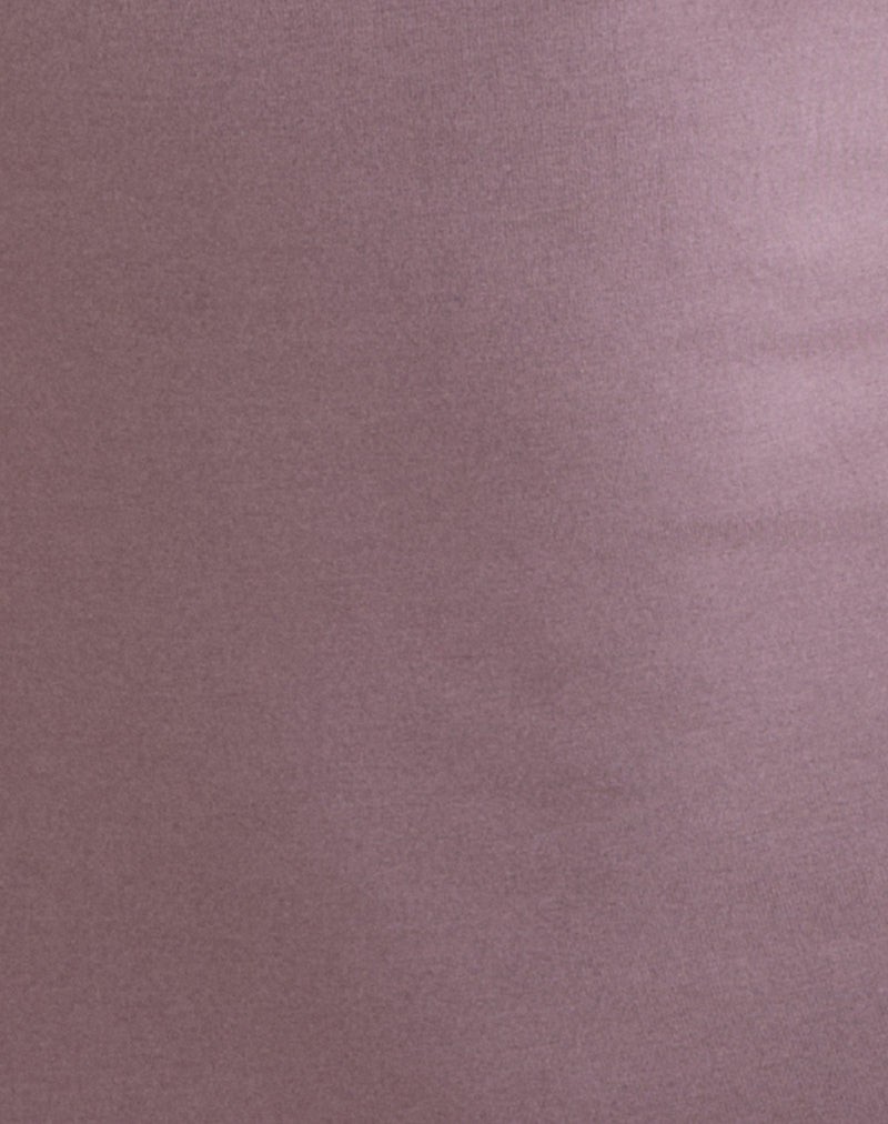 Image of Novia Top with Ruched Sides in Dusty Mauve