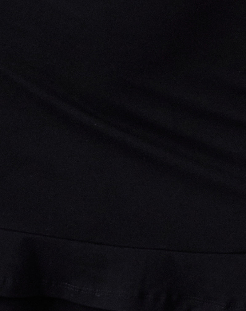 Image of Opaline Backless Mini Dress in Black