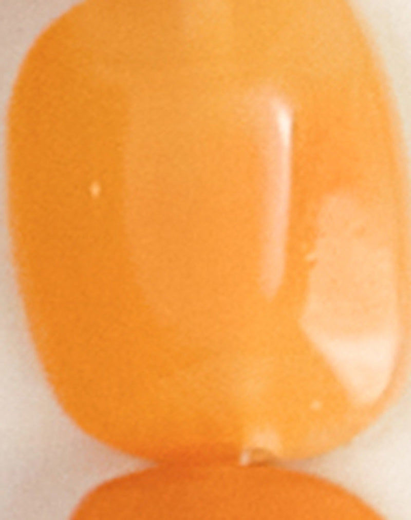 Image of Orange Large Glass Beaded Necklace