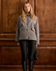 Image of Orson Jacket in Faux Suede Olive Grey