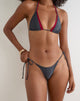 Image of Lentra Bikini Bottom in Charcoal