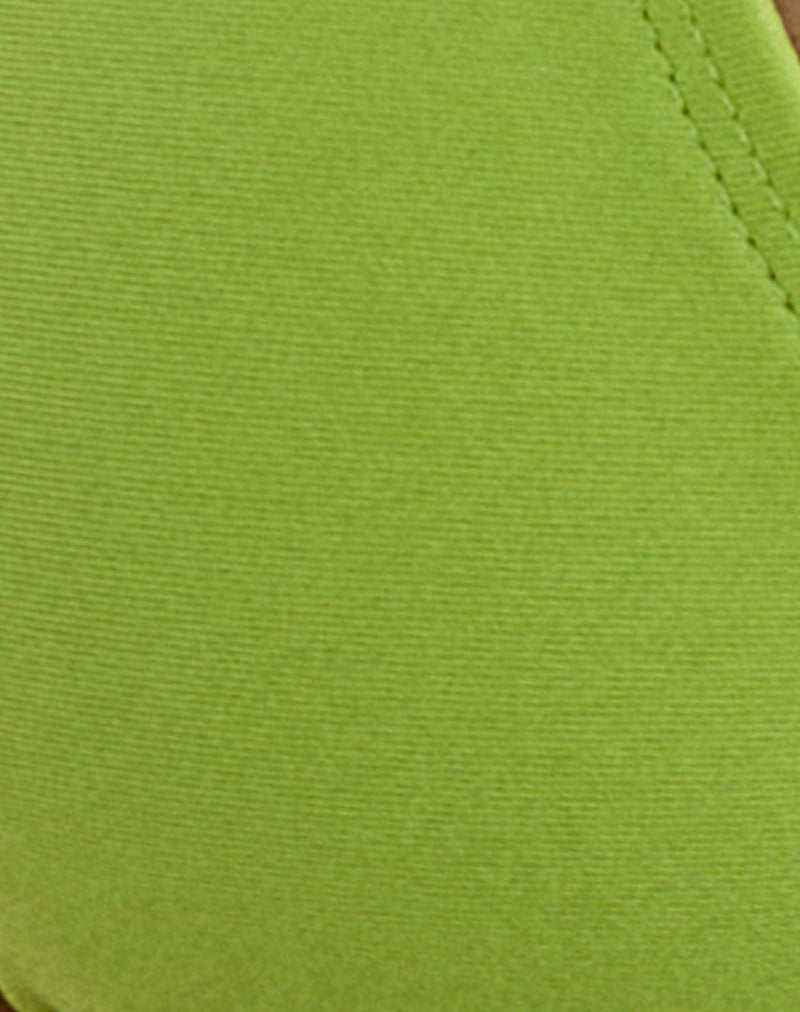 Image of Padusi Bikini Top in Chartreuse