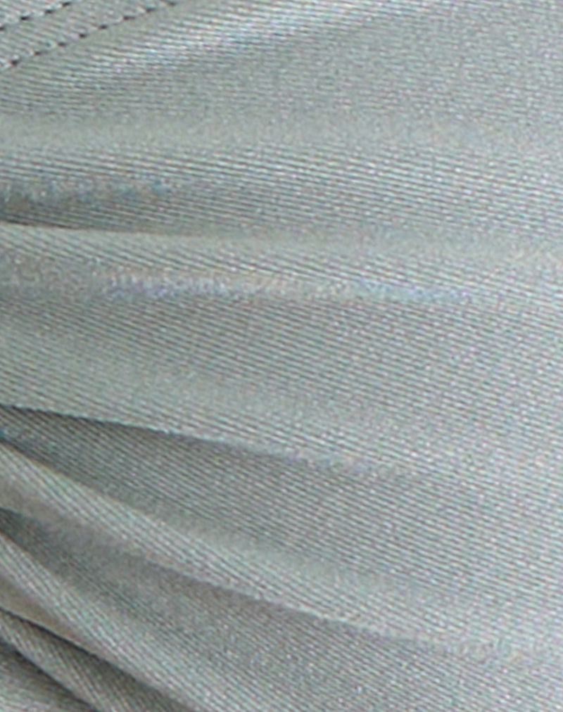 Image of Pali Bikini Top in Shine Silver