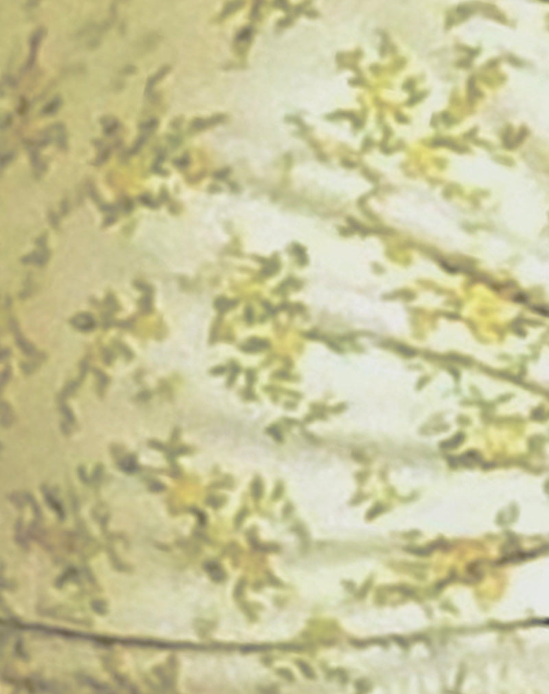Image of Pali Bikini Top in Cluster Yellow Rose with Picot Trim