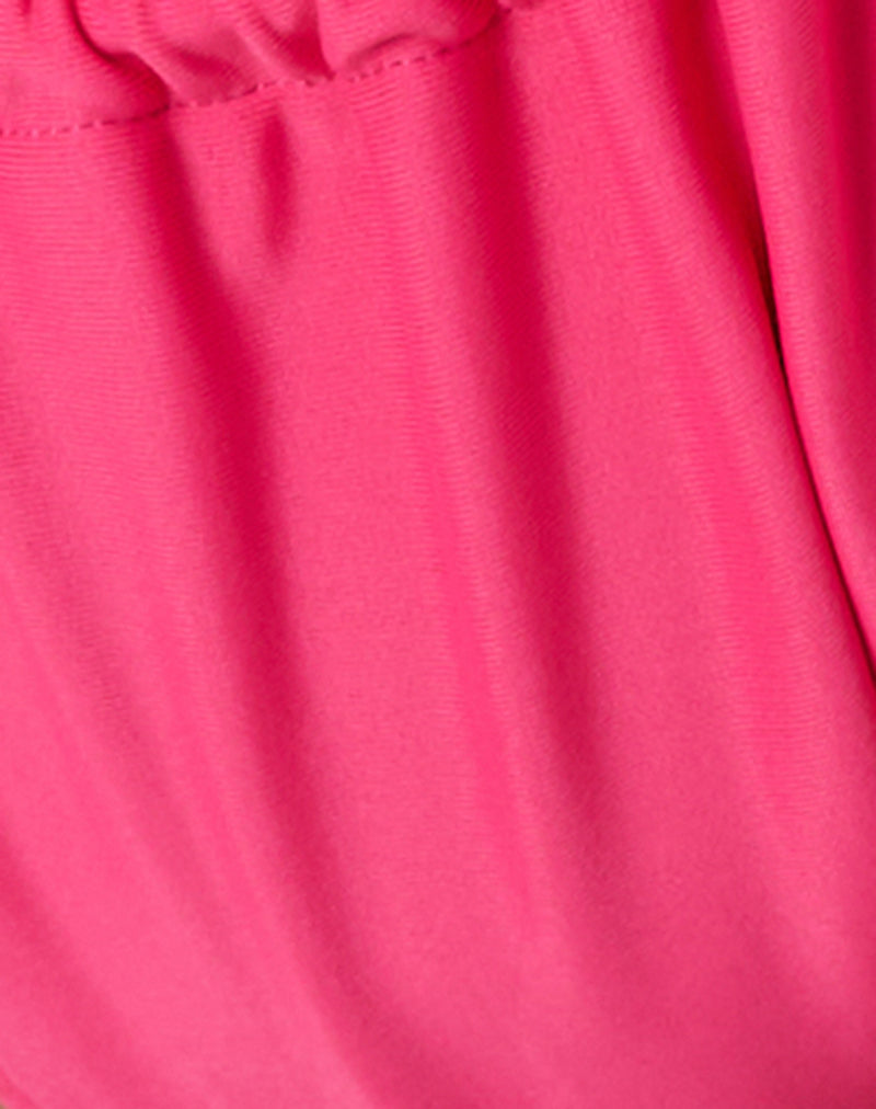 Image of Leyna Bikini Bottom in Pink with Beads