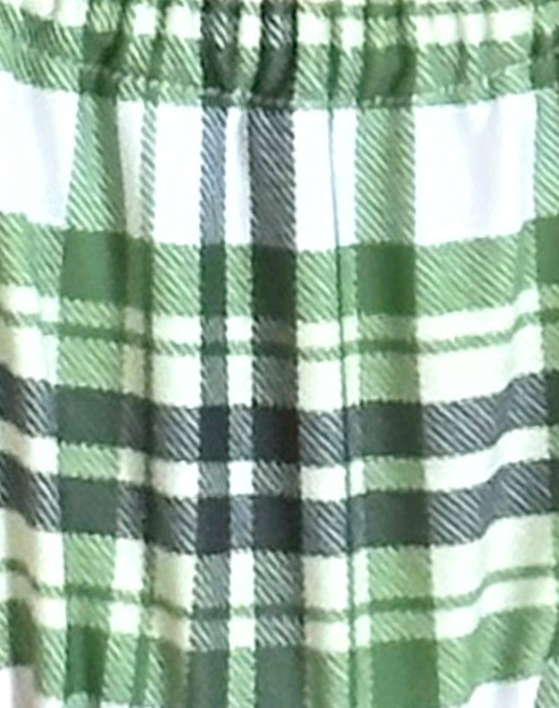 Image of Nakeela Bikini Bottom in Green Tartan