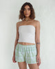 Image of Laboxe Boxer Shorts in Table Cloth Neo Mint