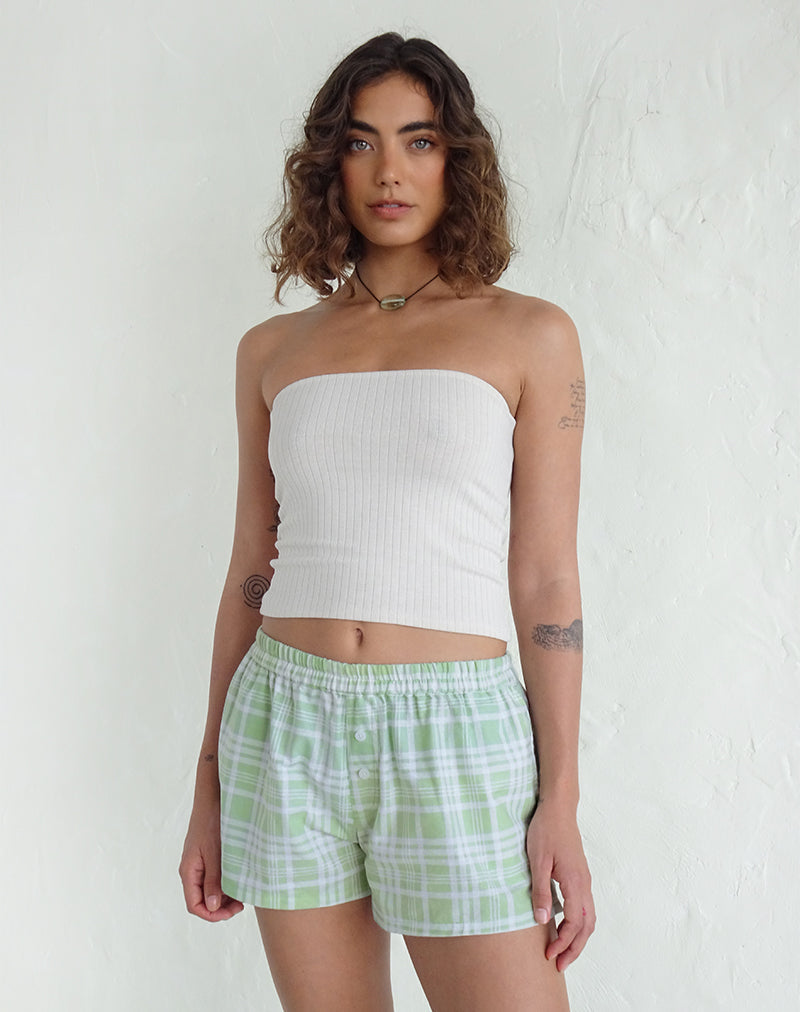 Image of Laboxe Boxer Shorts in Table Cloth Neo Mint