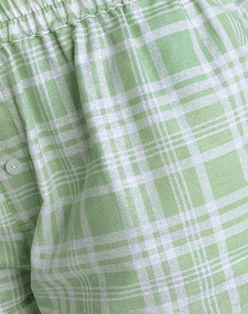 Image of Laboxe Boxer Shorts in Table Cloth Neo Mint