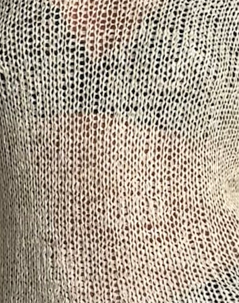 Image of Rajiya Open Weave Jumper in Ivory