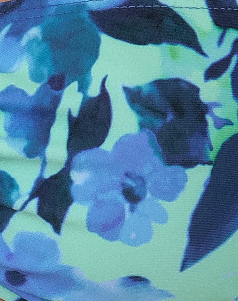 Image of Ricoa Bikini Top in Blue Flower