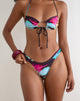 Image of Farida Bikini Bottom in Glow Petal Multi