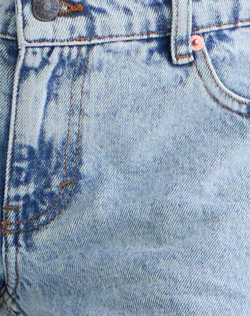 Image of Rigid Low Rise Flare Jeans in 80s Light Wash