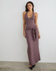 Image of Rohesia Maxi Dress in Deep Taupe