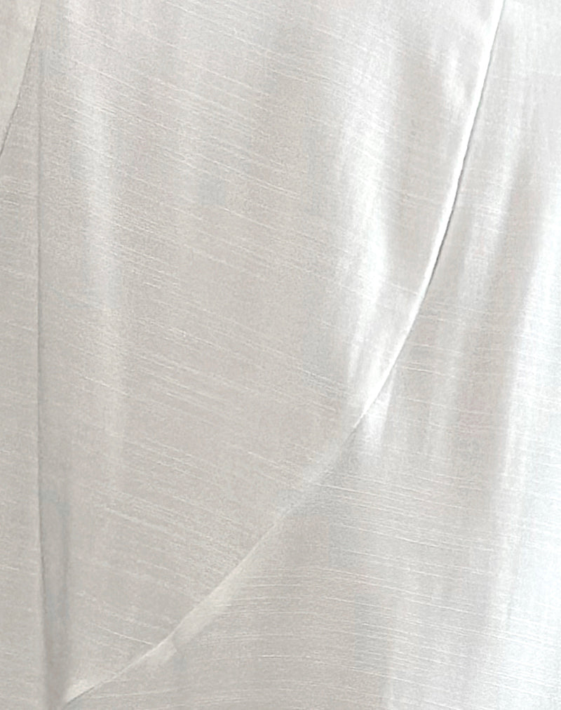 Image of Rombe Seamed Fairy Maxi Skirt in Ivory