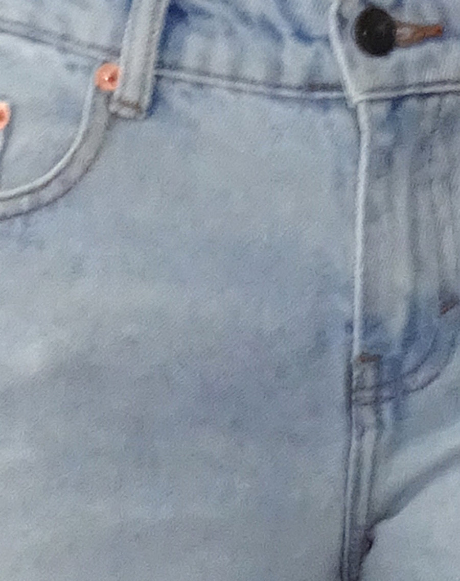 Image of Roomy Extra Wide Low Rise Jeans in Extreme Light Blue Wash