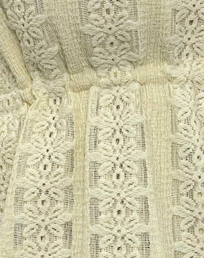 Image of Ryoma Top in Broderie Flower Lace Lemon