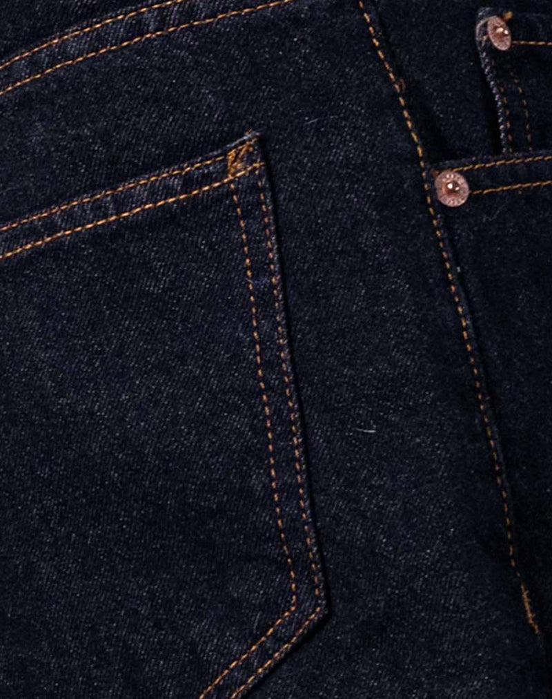 Image of Roomy Extra Wide Low Rise Jeans in Indigo