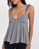 Image of Sable Floaty Cami Top in Jersey Grey
