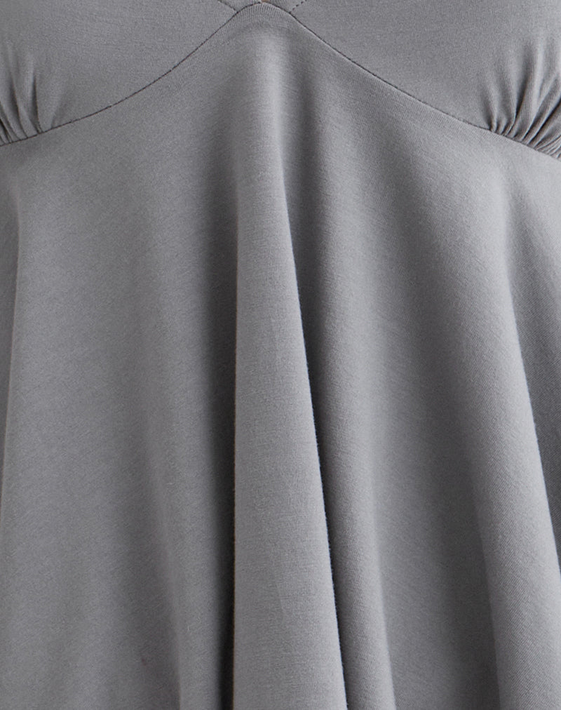 Image of Sable Floaty Cami Top in Jersey Grey