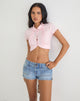 Image of Sagima Blouse in Poplin Light Pink