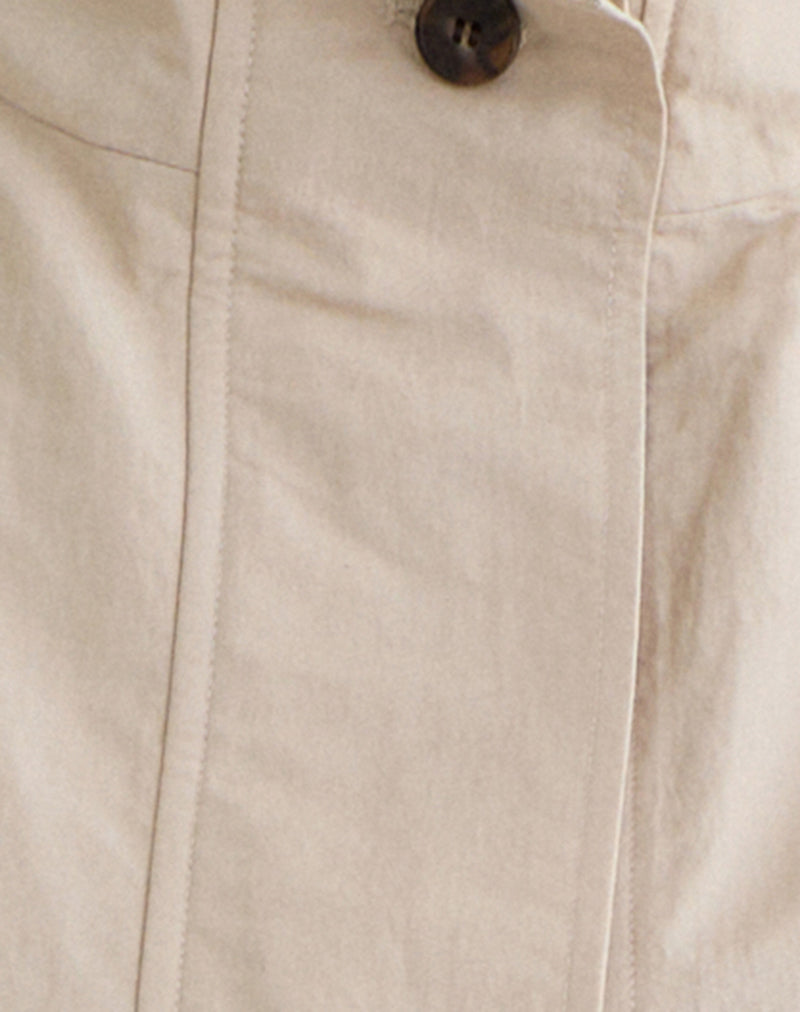 Image of Saipul Oversize Jacket in Beige