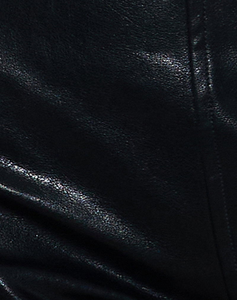 Image of Sanne Hot Pants in PU Black