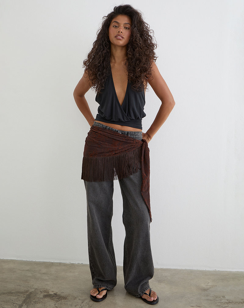 Image of Shantari Sarong in Fine Leaf Flower Ganache