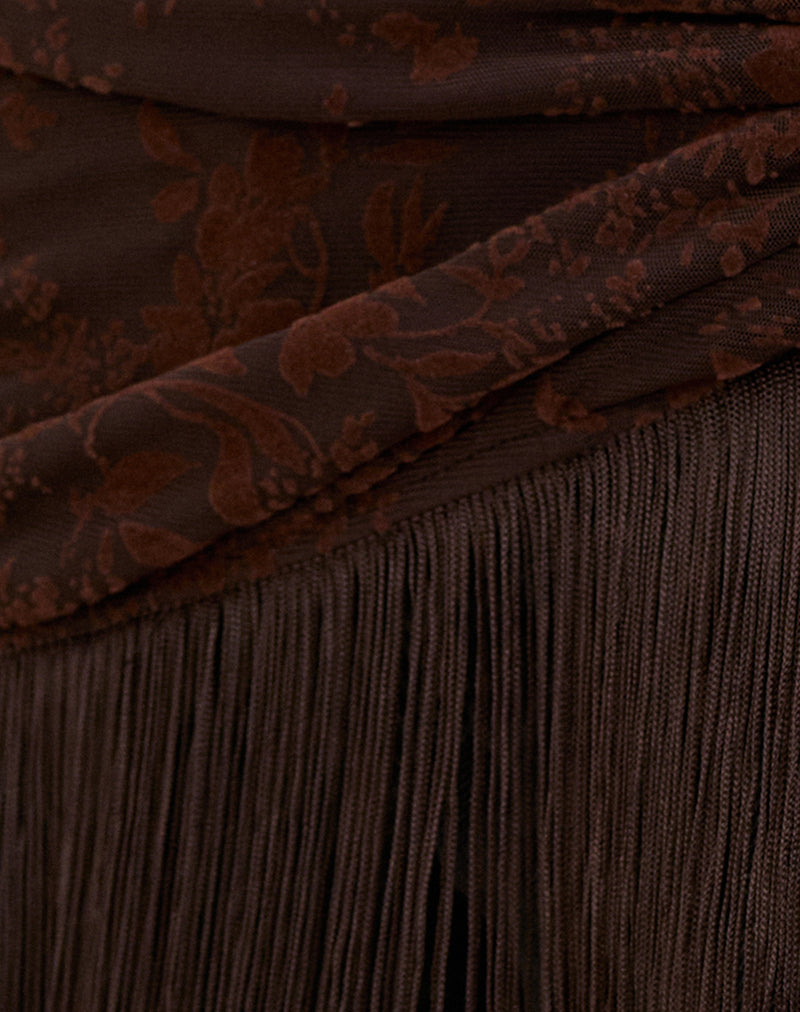 Image of Shantari Sarong in Fine Leaf Flower Ganache