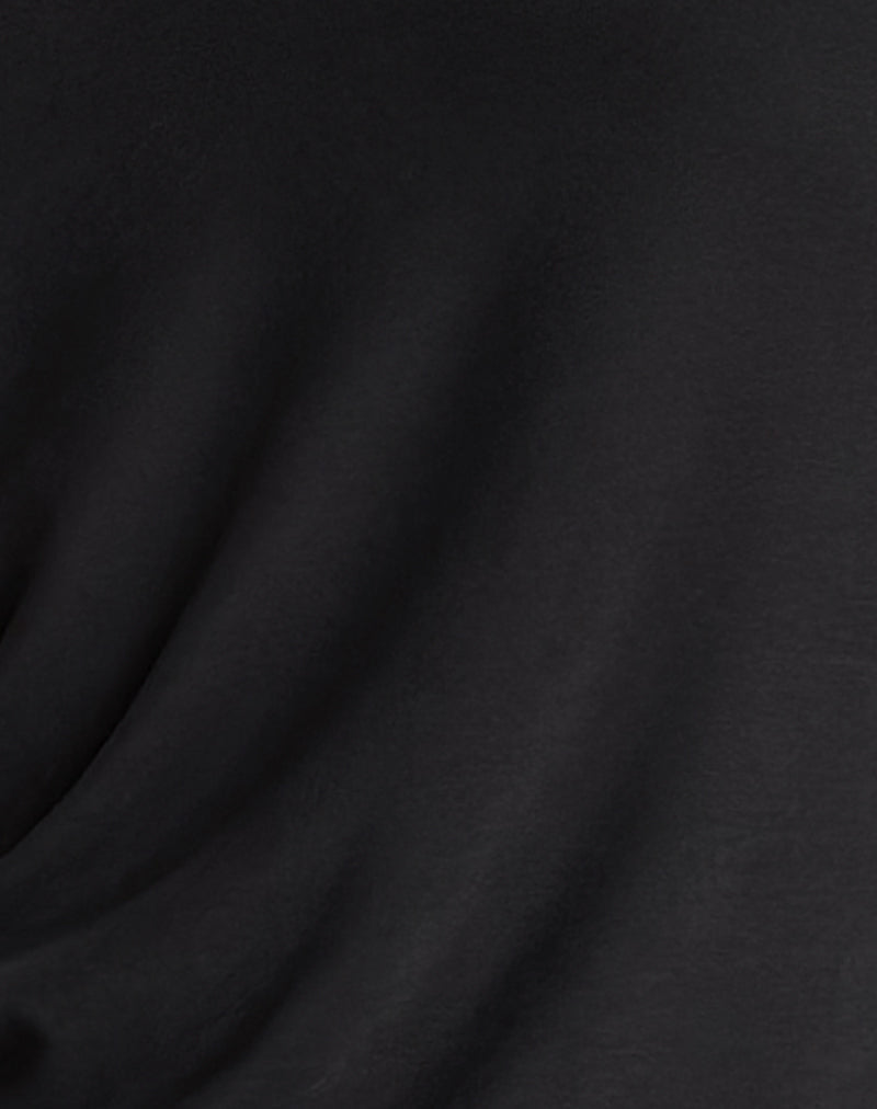 Image of Shelisa Slouchy Mini Dress in Black