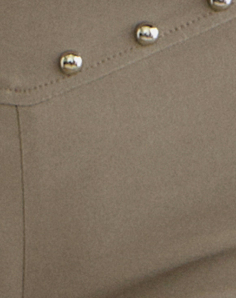 Image of Marta Trouser in Stretch Tailoring Taupe
