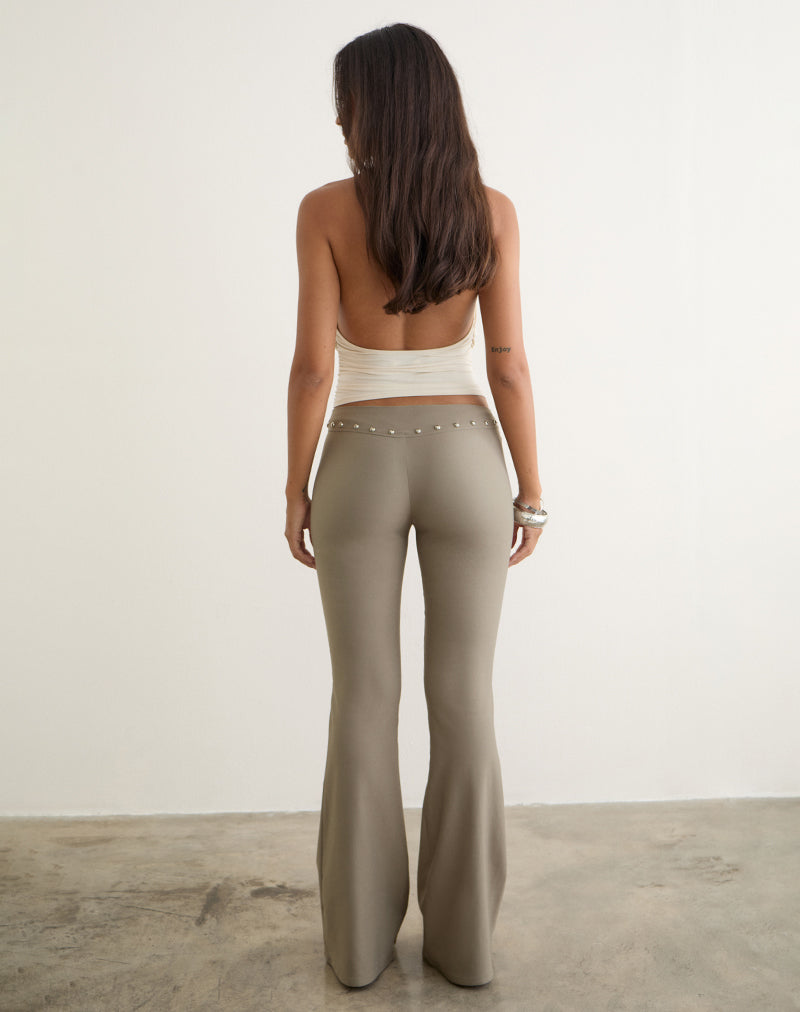 Image of Marta Trouser in Stretch Tailoring Taupe